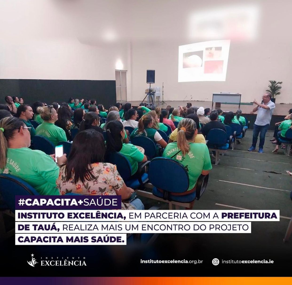 Instituto Excelência, em parceria com a prefeitura de Tauá, realiza mais um encontro do projeto Capacita Mais Saúde.