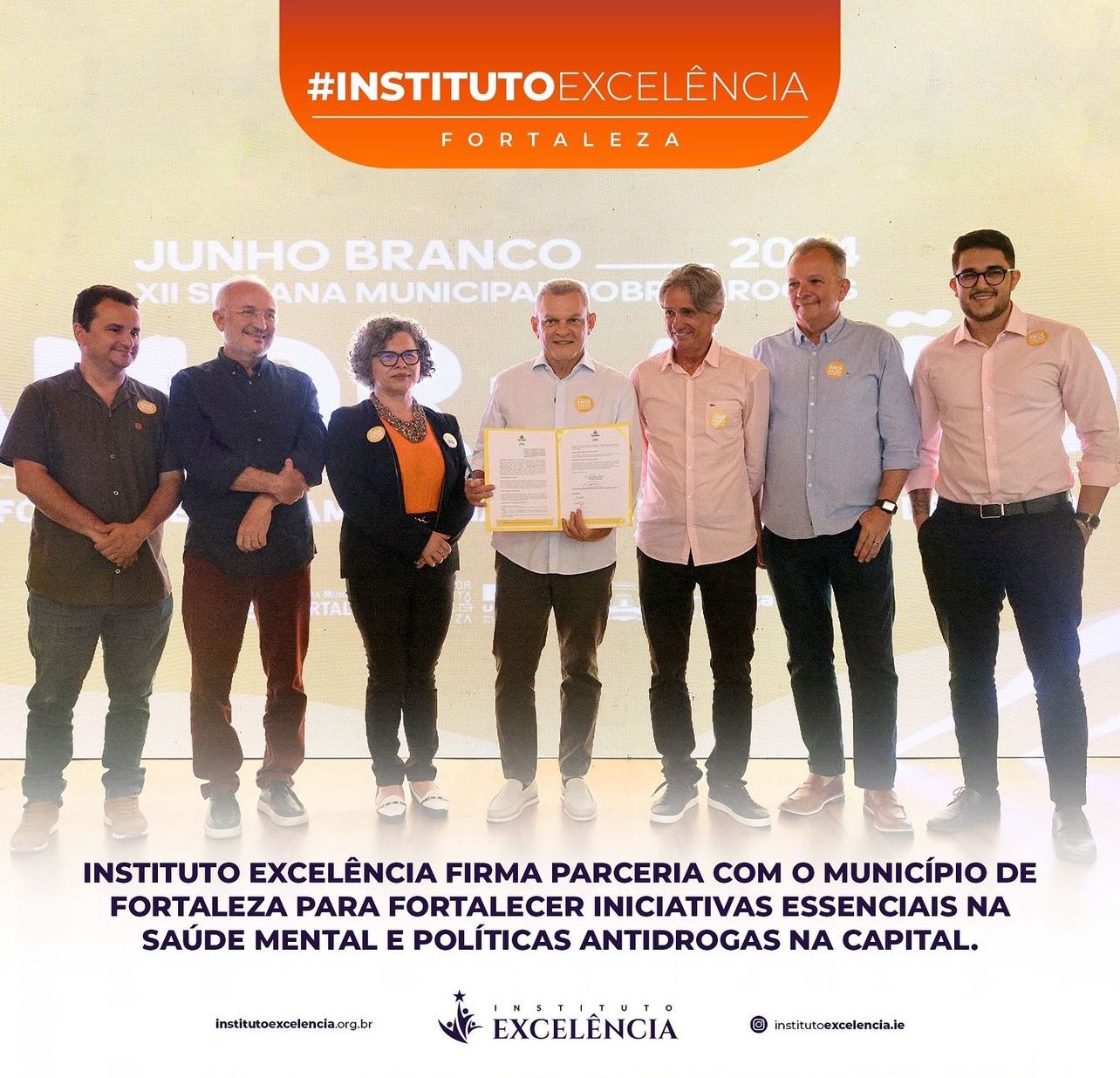 Instituto Excelência firma parceria com o município de Fortaleza  para fortalecer iniciativas essenciais na saúde mental e políticas antidrogas na Capital.